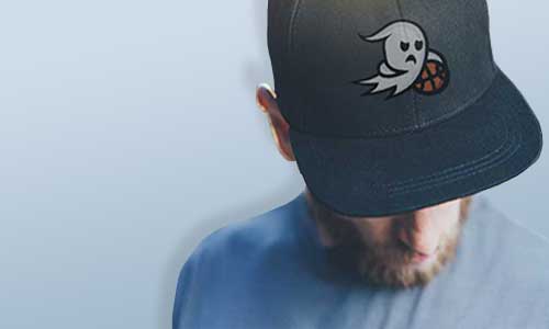 Printed male cap