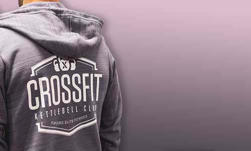 Printed male hoodie