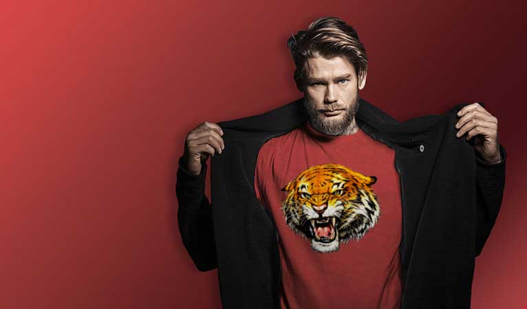 Printed male t-shirt